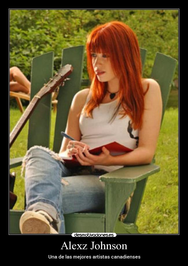 carteles alexz johnson idolo idola musica indie rock desmotivaciones