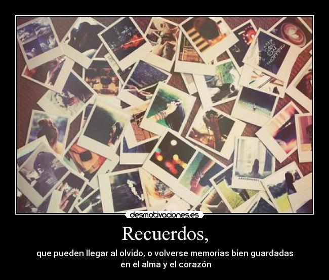 Recuerdos, - 