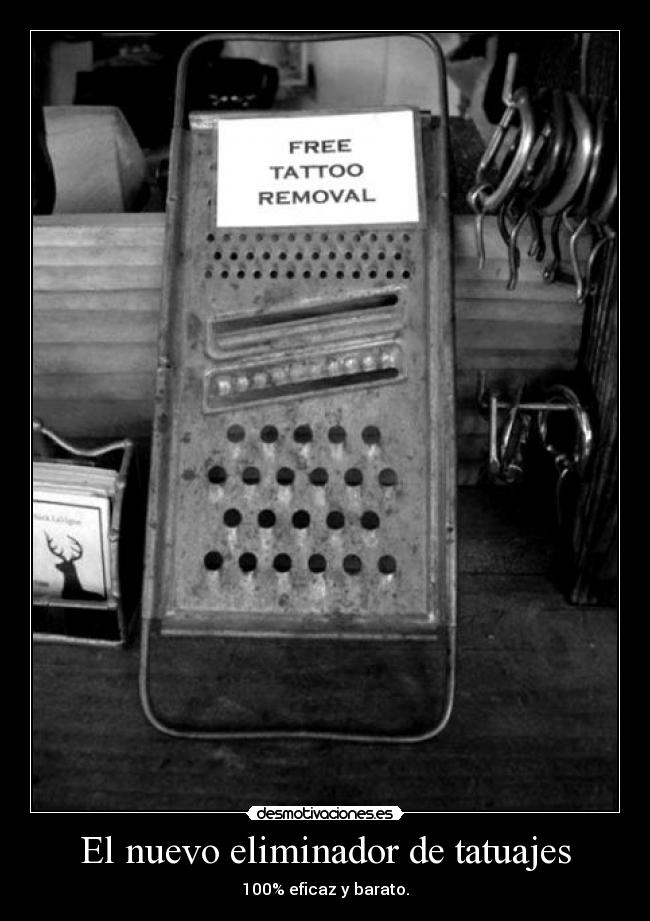 carteles tatuajes aliminador tatuajes the mechanic desmotivaciones