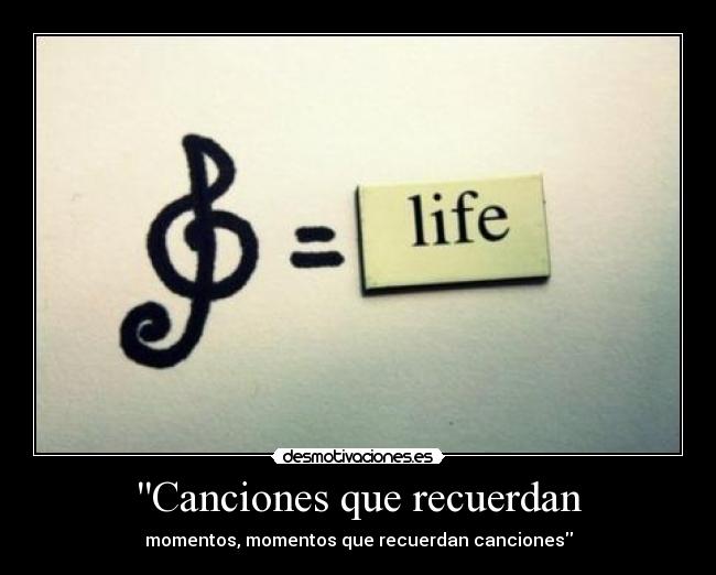 Canciones que recuerdan -