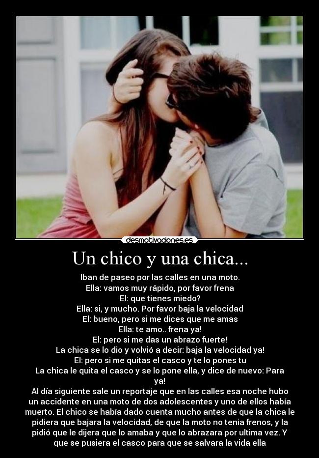 Un chico y una chica... -