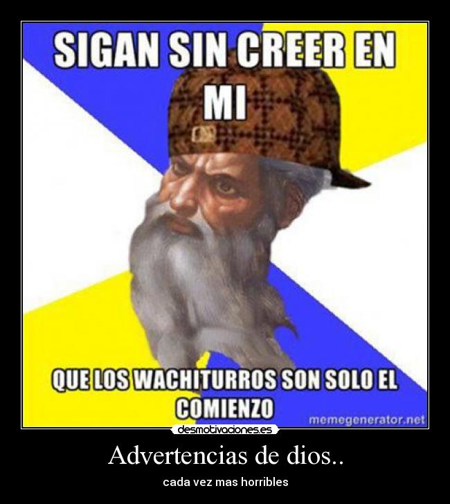 carteles dios dios clanvirus desmotivaciones