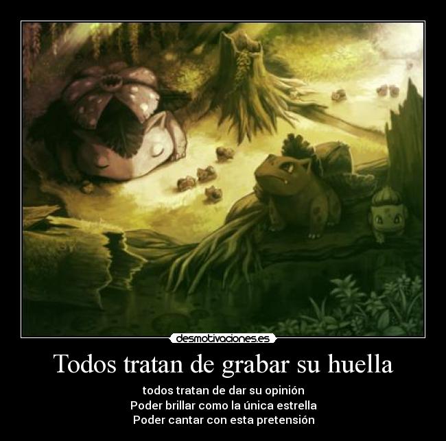 Todos tratan de grabar su huella - 