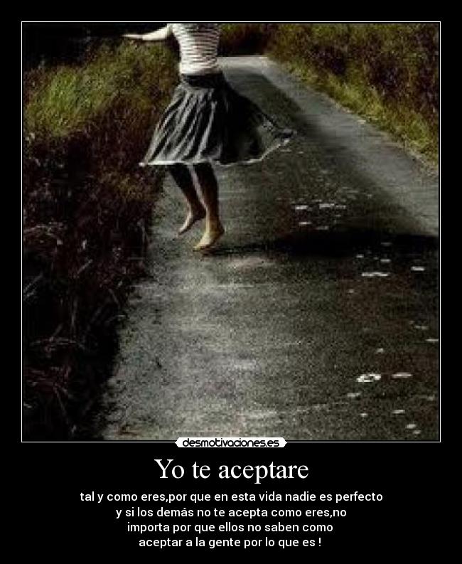Yo te aceptare -