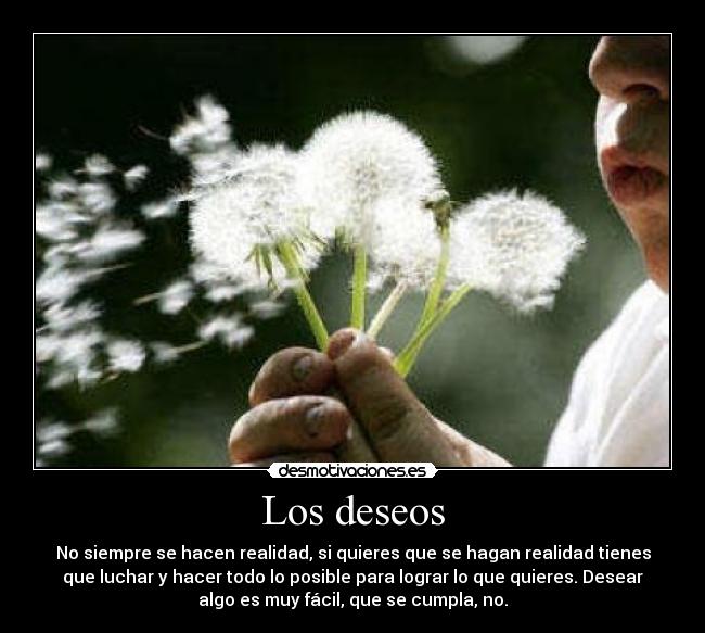 Los deseos -