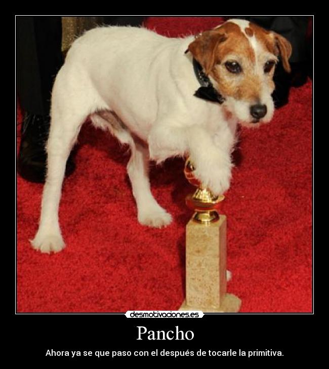 Pancho - Ahora ya se que paso con el después de tocarle la primitiva.