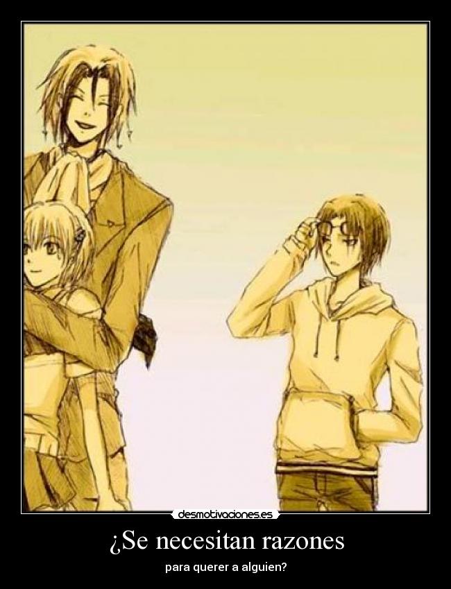 ¿Se necesitan razones - 