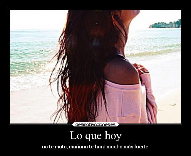 Lo que hoy - 