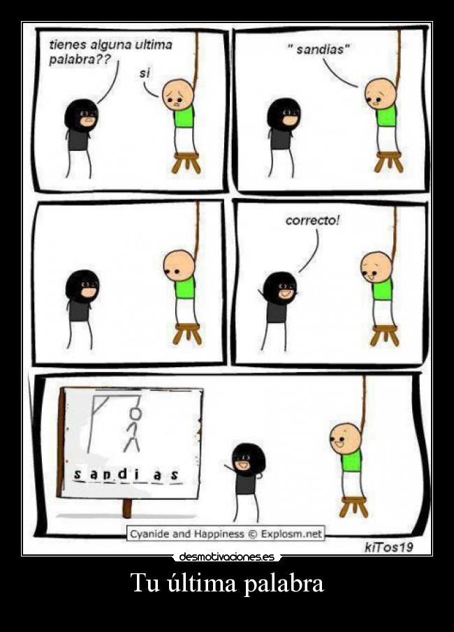 Tu última palabra -