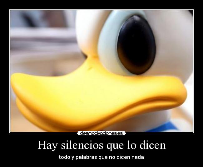 Hay silencios que lo dicen - 