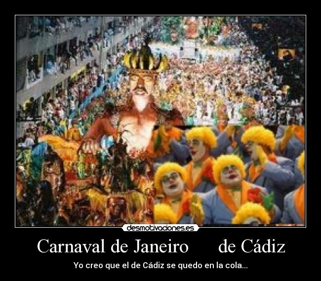 Carnaval de Janeiro      de Cádiz - 