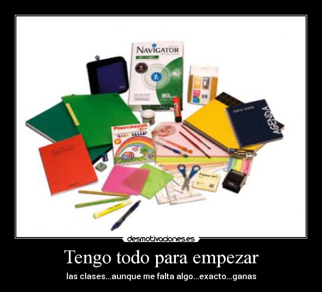 Tengo todo para empezar - 