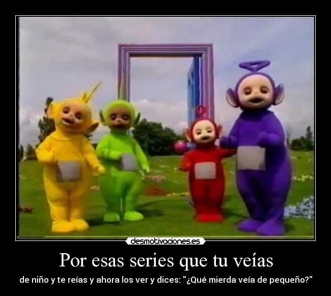 carteles los teletubbiess desmotivaciones