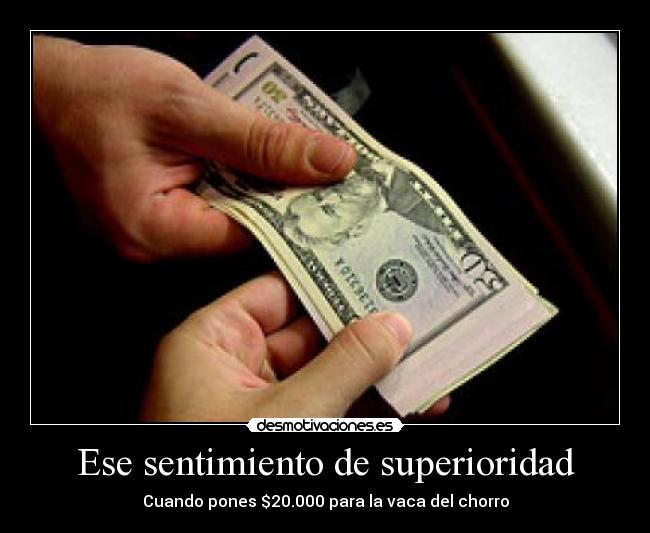 Ese sentimiento de superioridad - 