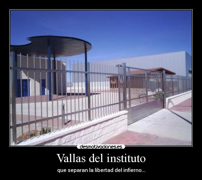 Vallas del instituto - 