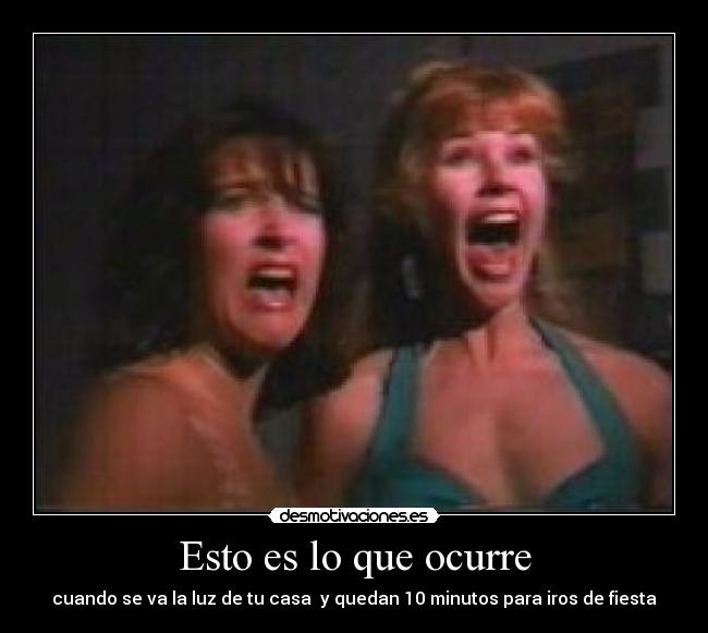 Esto es lo que ocurre -