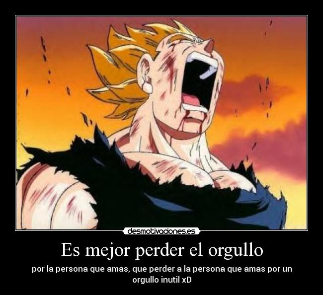 Es mejor perder el orgullo - 