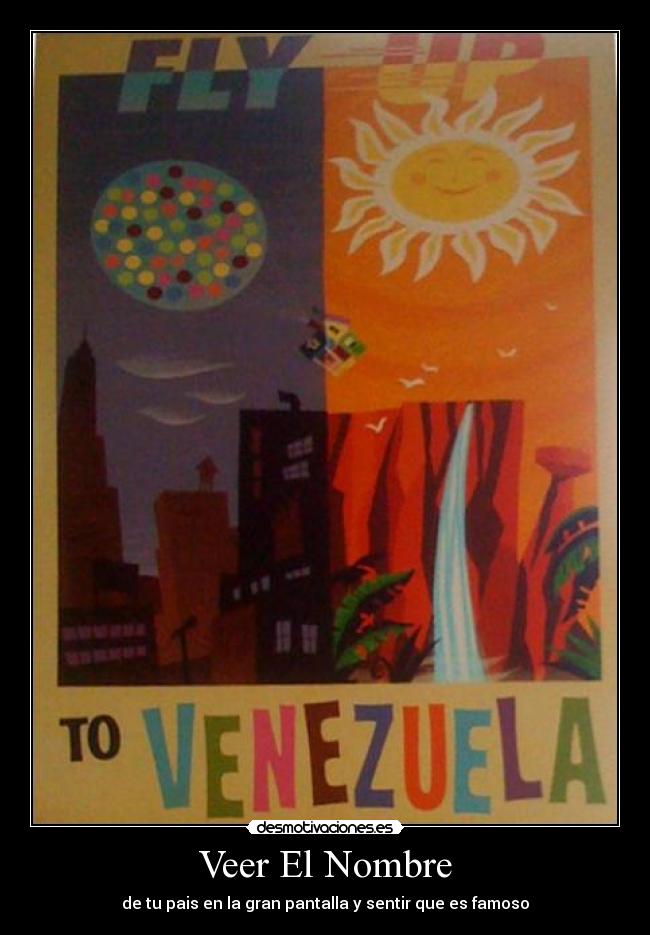 carteles venezuela gran sabana down nombre famoso desmotivaciones