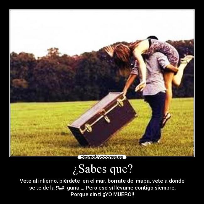 carteles vete sabes que llevame desmotivaciones