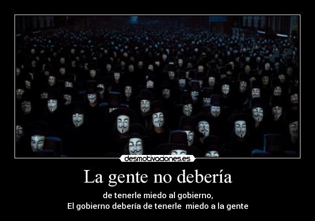 La gente no debería - 