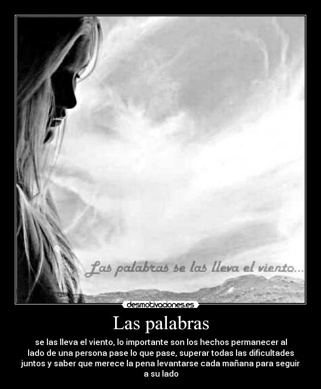 Las palabras -