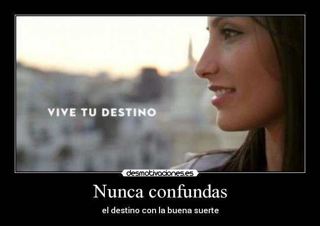 Nunca confundas -
