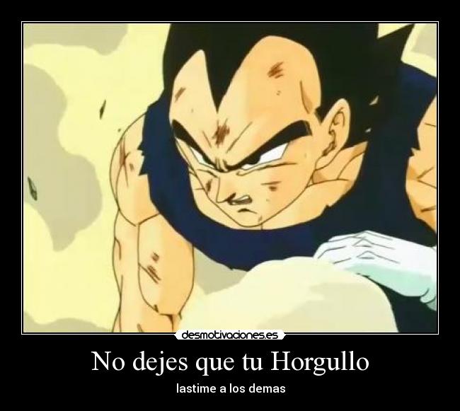 No dejes que tu Horgullo - lastime a los demas