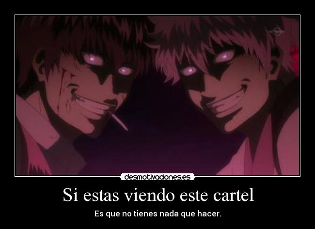 carteles anime gintama pesca chiste frases entretenimiento desmotivaciones