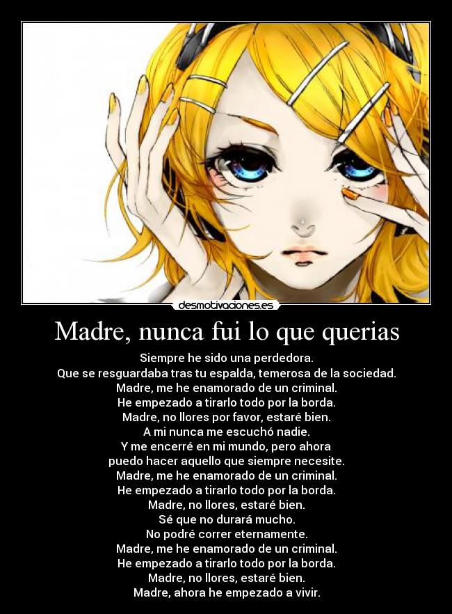 carteles madre janette kagamine desmotivaciones