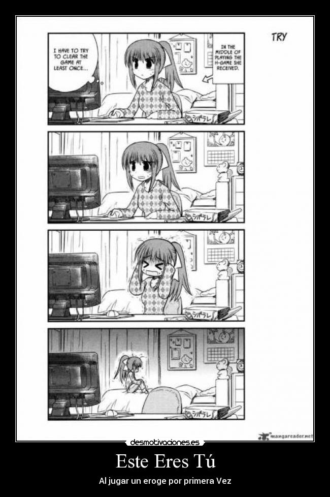 Este Eres Tú - Al jugar un eroge por primera Vez