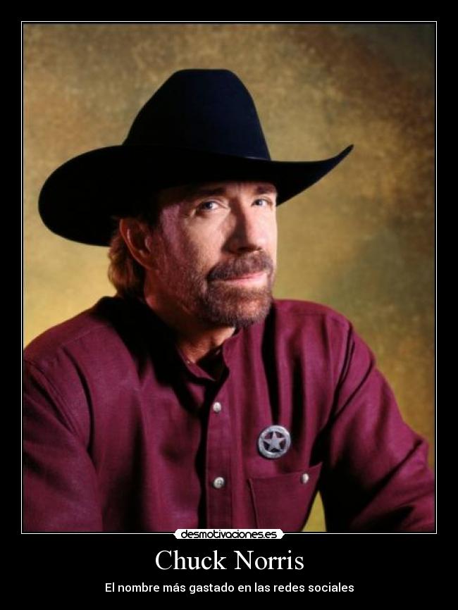Chuck Norris - El nombre más gastado en las redes sociales