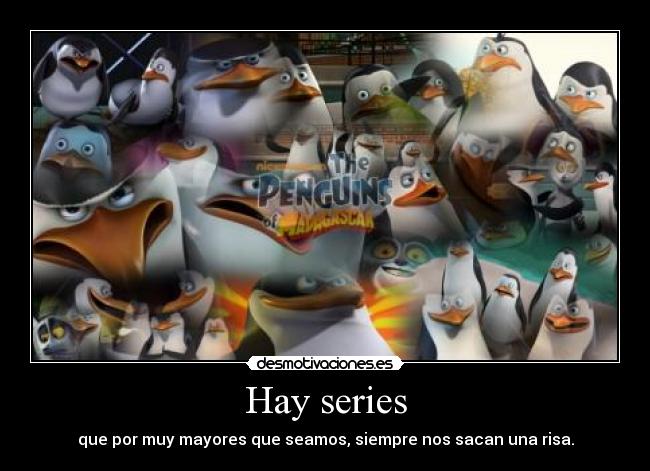 carteles sonreir madagascar pinguinos desmotivaciones