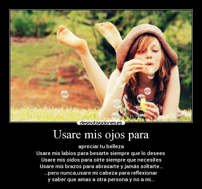 Usare mis ojos para - 