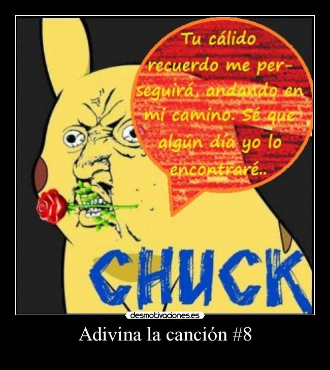 Adivina la canción #8 -