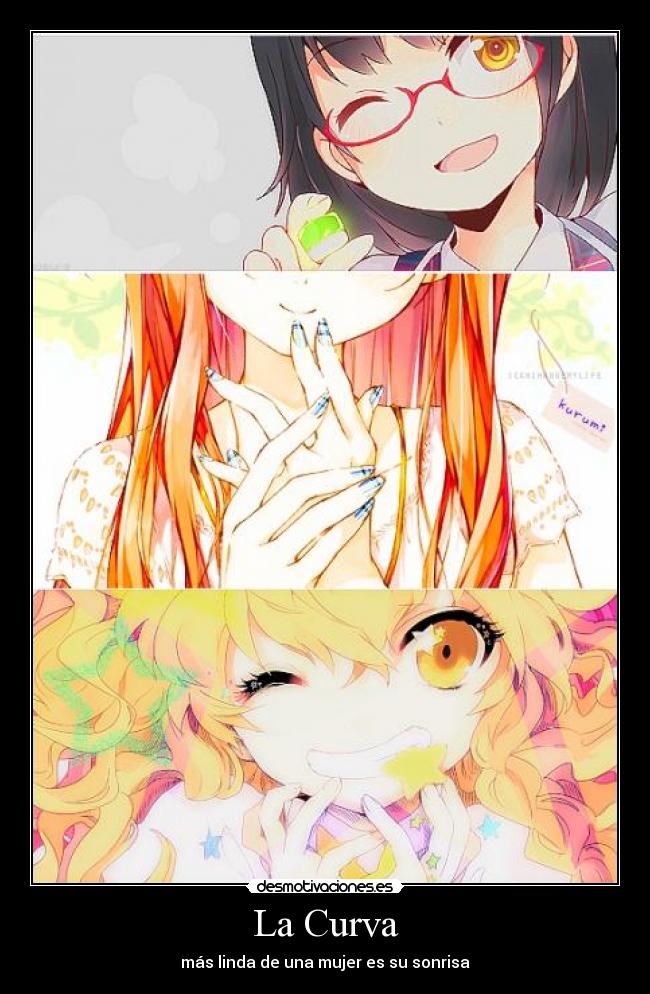 La Curva - más linda de una mujer es su sonrisa