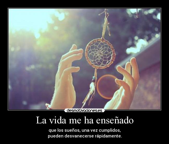 La vida me ha enseñado -