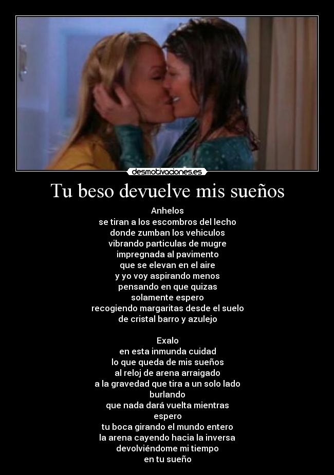 carteles beso wilde desmotivaciones