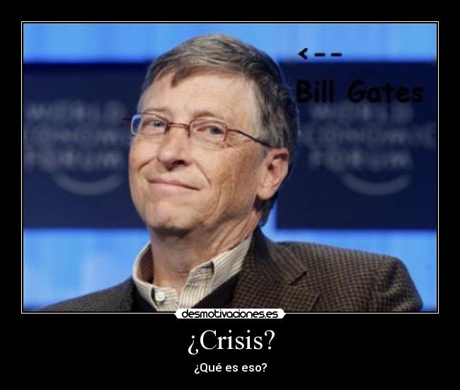 ¿Crisis? - 