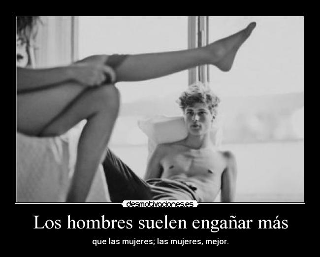 Los hombres suelen engañar más - 