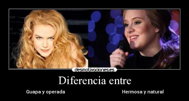 Diferencia entre -