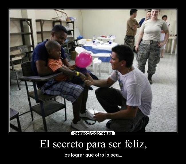 El secreto para ser feliz, - 