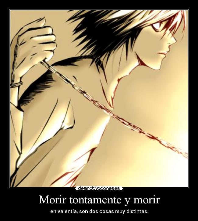 carteles ryuzaki lawliet death note desmotivaciones