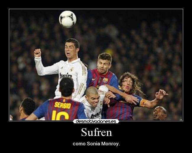 Sufren - como Sonia Monroy.