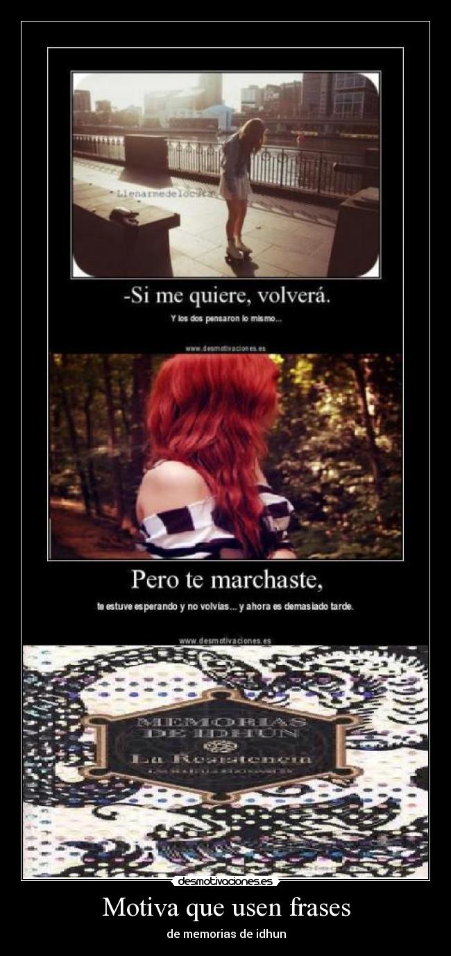 Motiva que usen frases - 