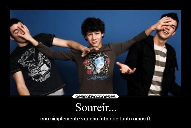 Sonreír... - con simplemente ver esa foto que tanto amas (L