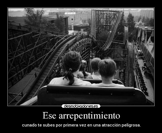 Ese arrepentimiento - 