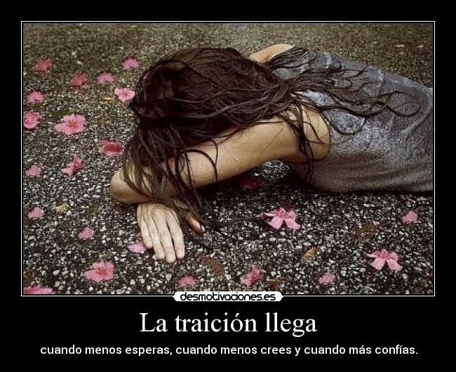 La traición llega -