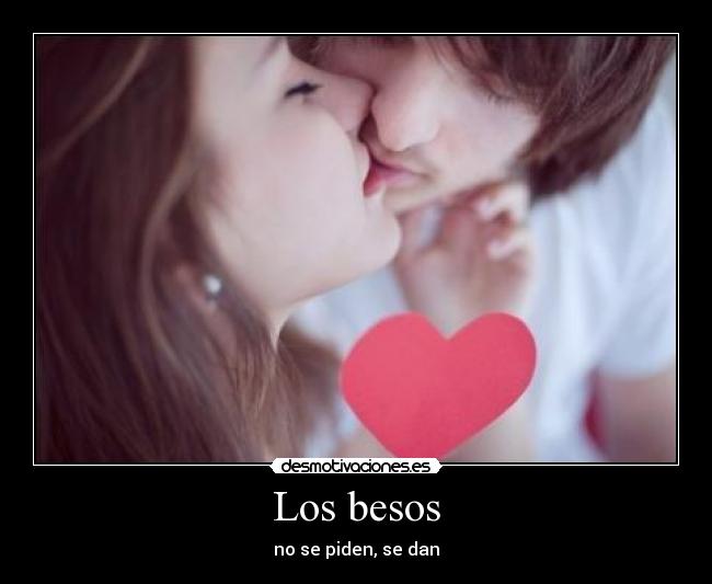 Los besos -