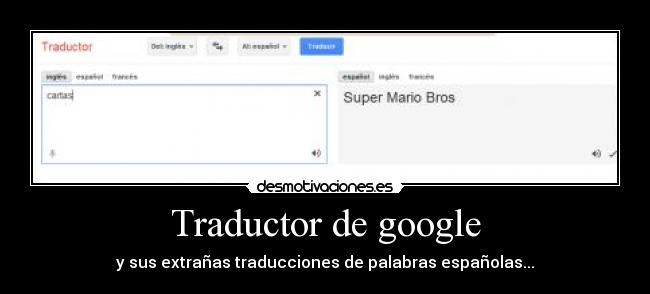 Traductor de google - 