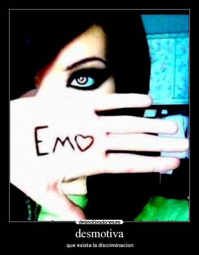 desmotiva - que exista la discriminacion